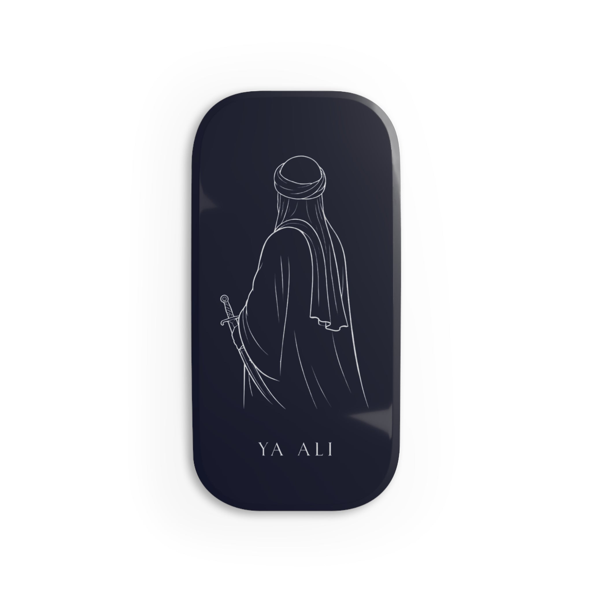 Ya Ali Silhouette Magnetic Phone Grip - Click-On Stand