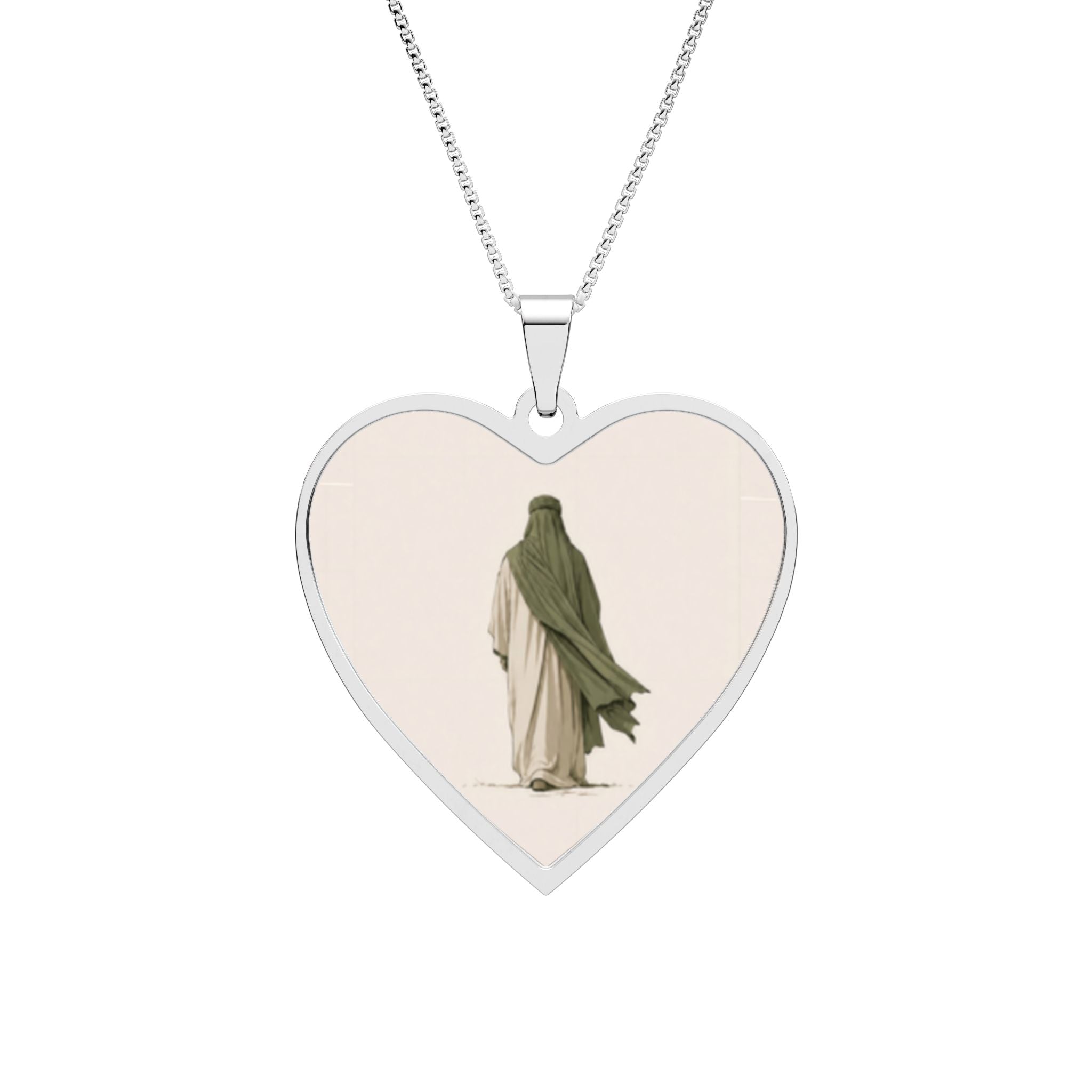 Heart Frame Photo Pendant