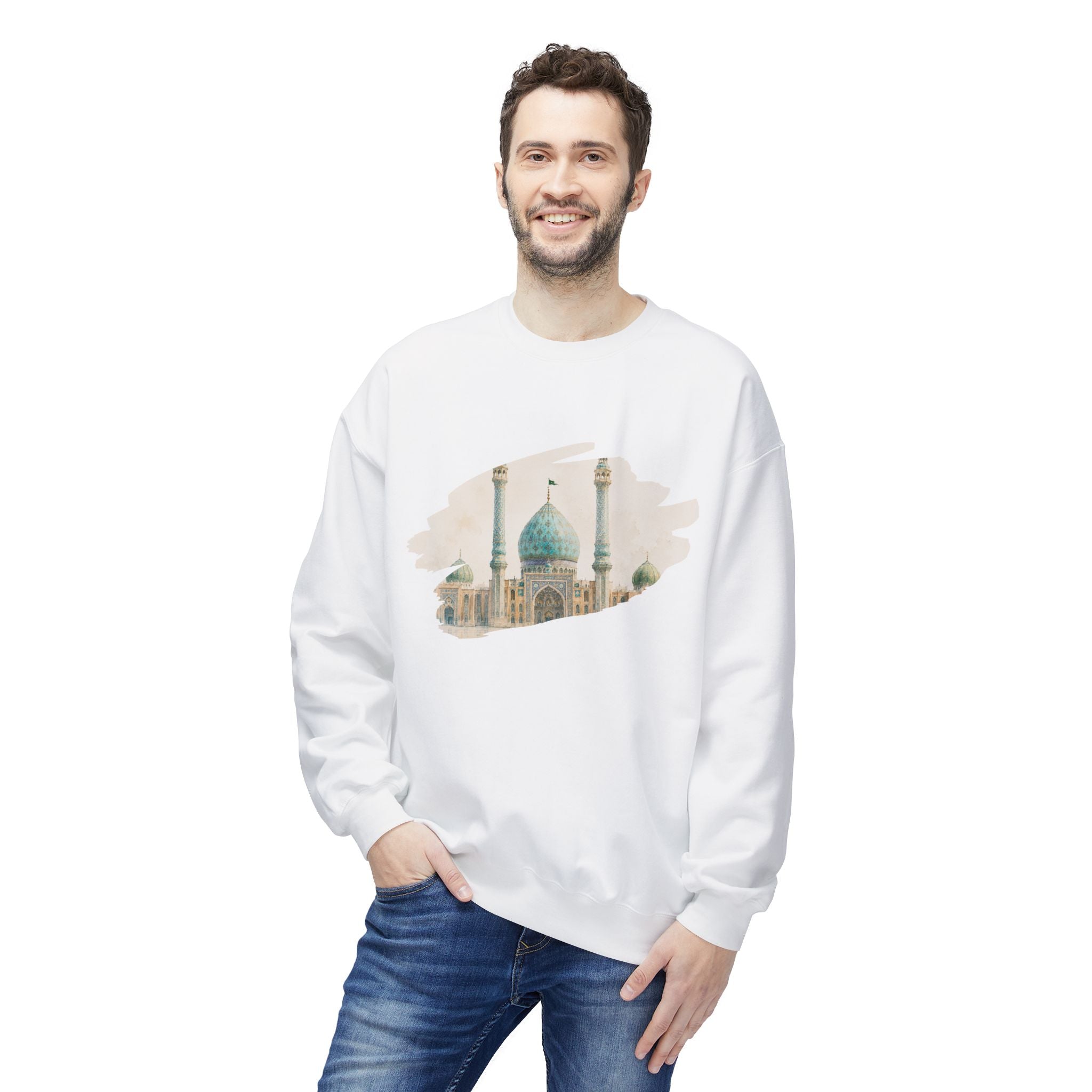 Masjid Jamakran Crewneck Sweatshirt