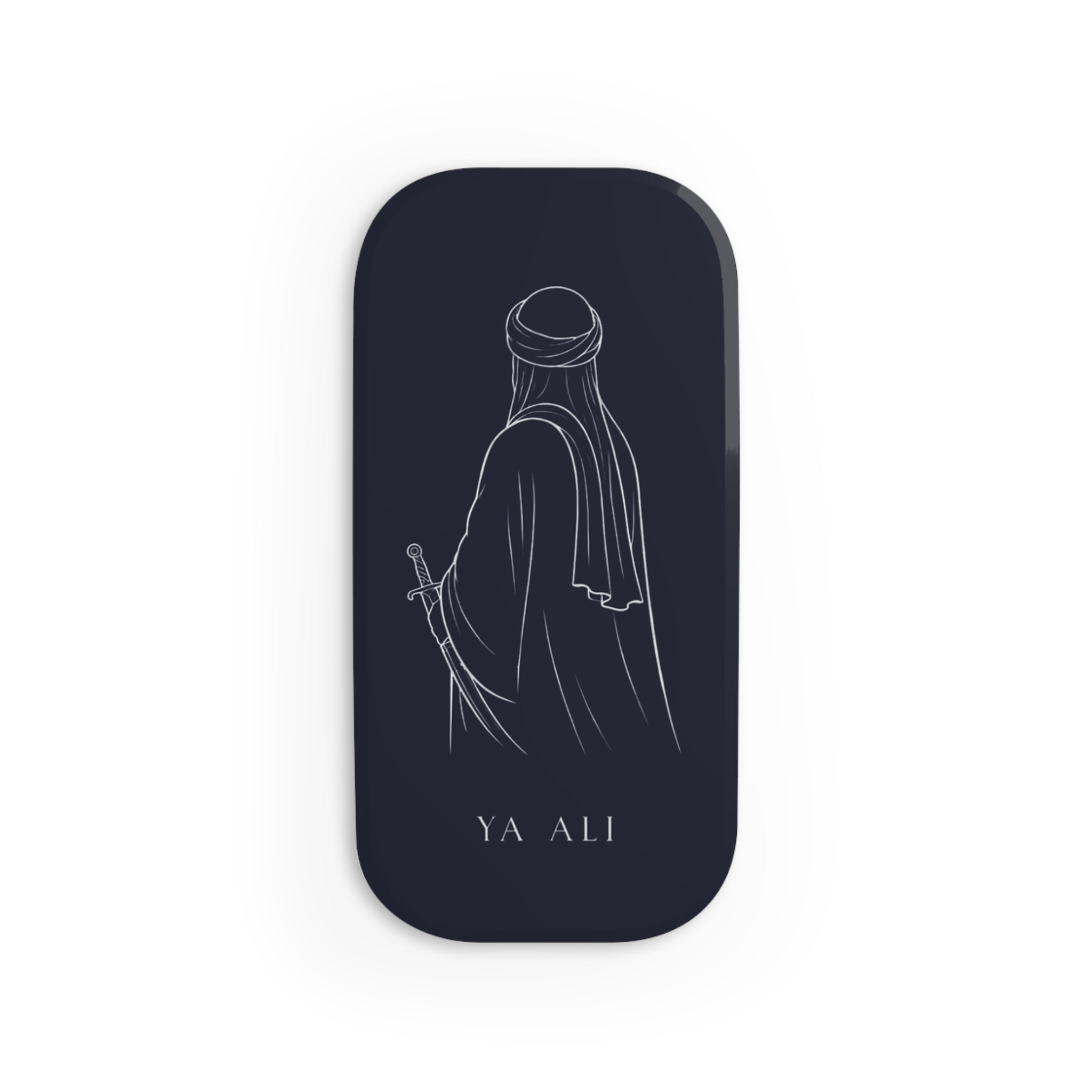 Ya Ali Silhouette Magnetic Phone Grip - Click-On Stand