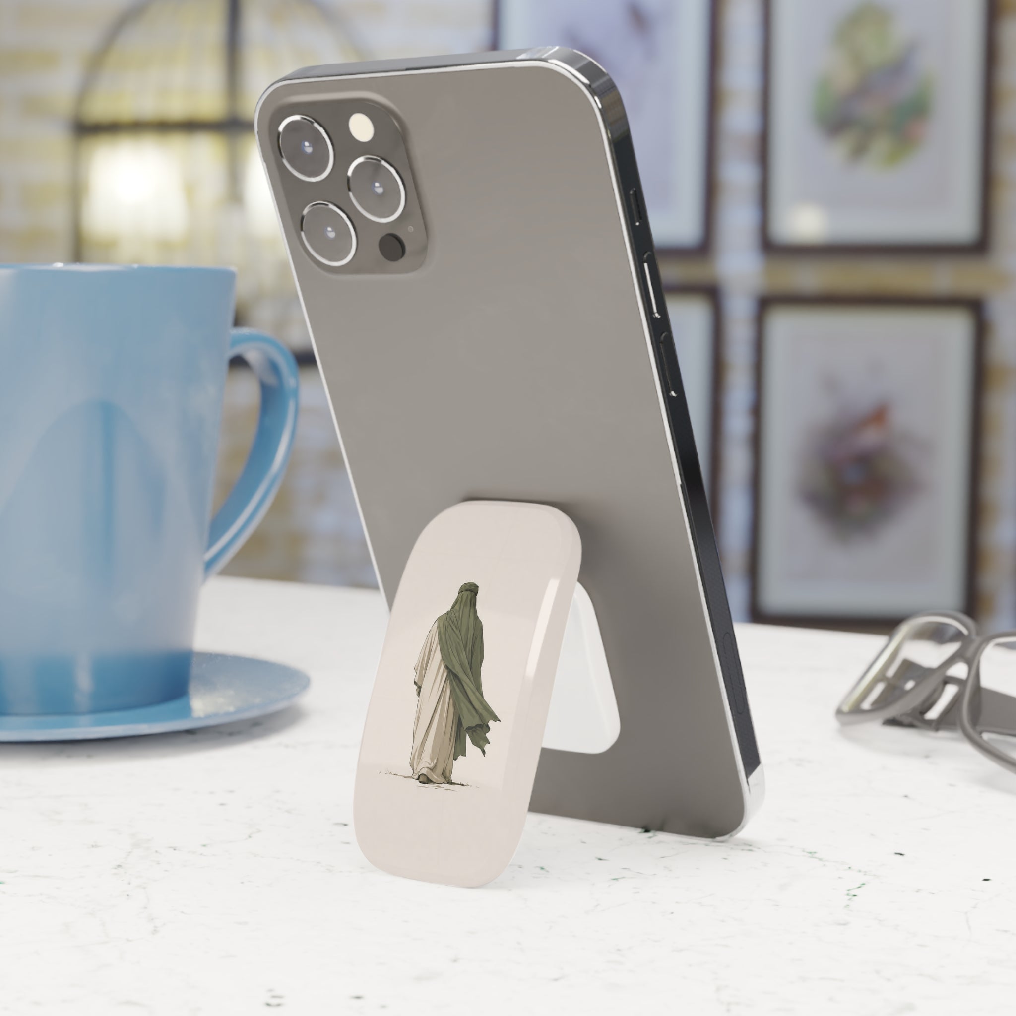 Imam Mahdi Phone Grip — Minimal Click-On Stand