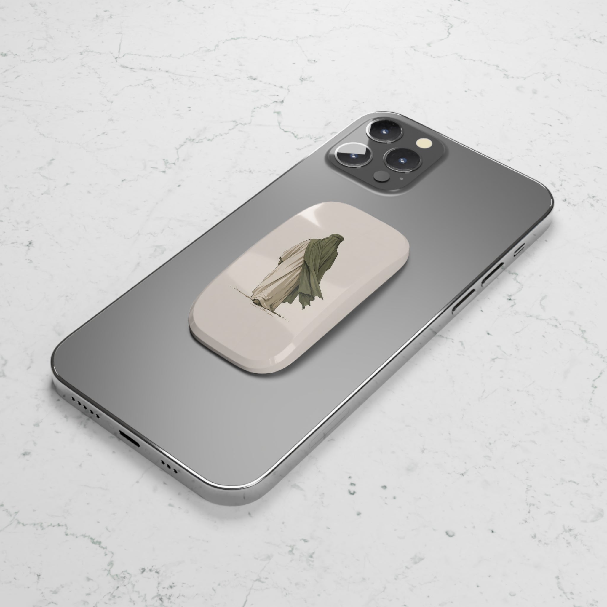 Imam Mahdi Phone Grip — Minimal Click-On Stand